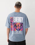 Men's Back-Printed Oversized T-Shirt